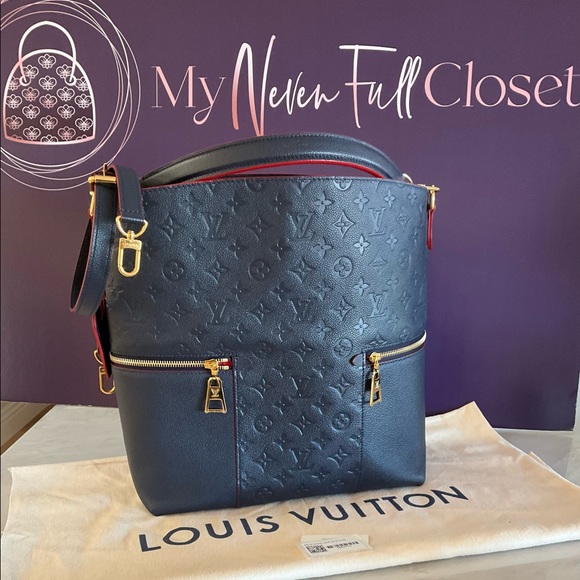 Louis Vuitton Handbags - Sold Louis Vuitton Melie Empreinte Marine Rouge
